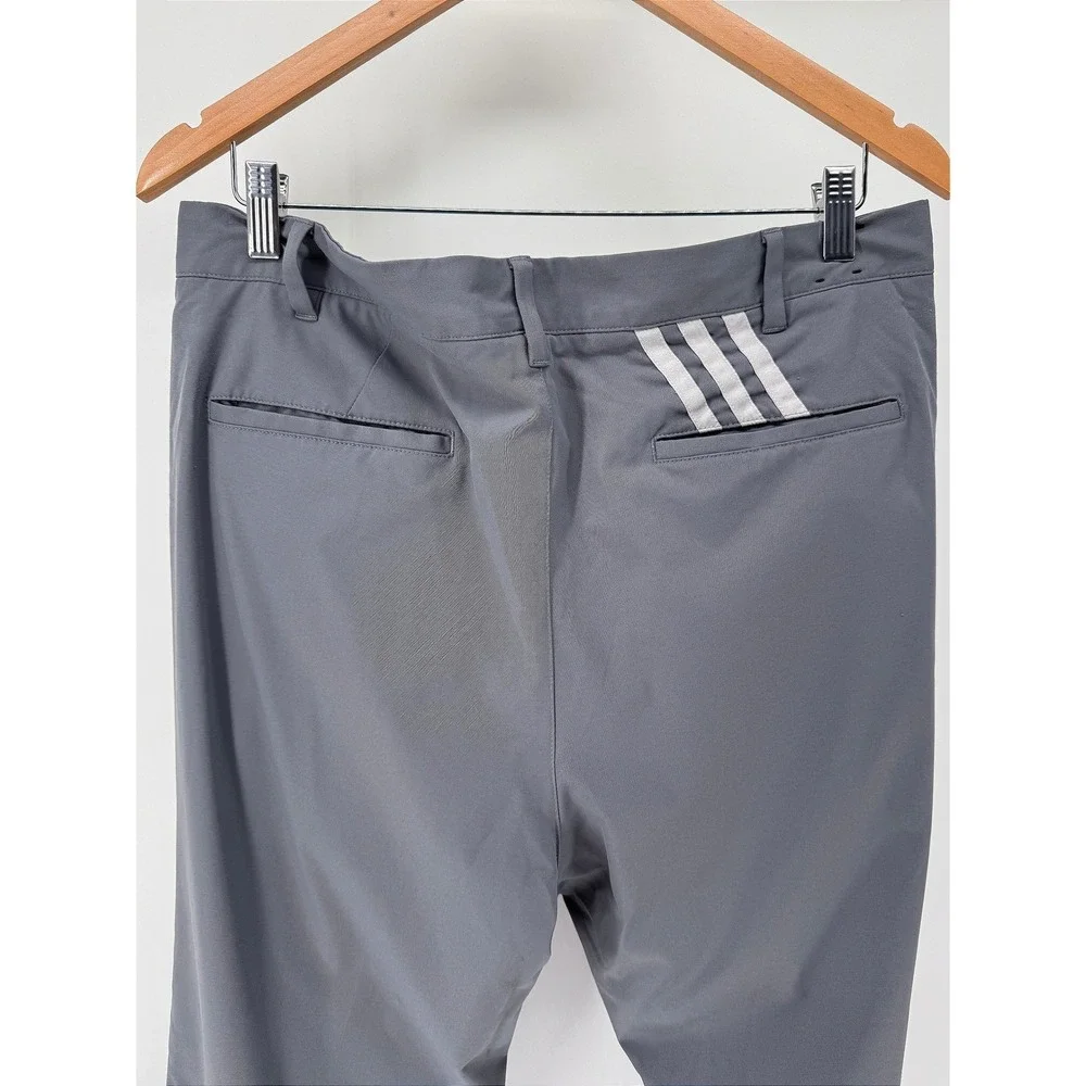Adidas Puremotion Stretch Golf Pants Mens 36x30 Gray Performance Straight Leg